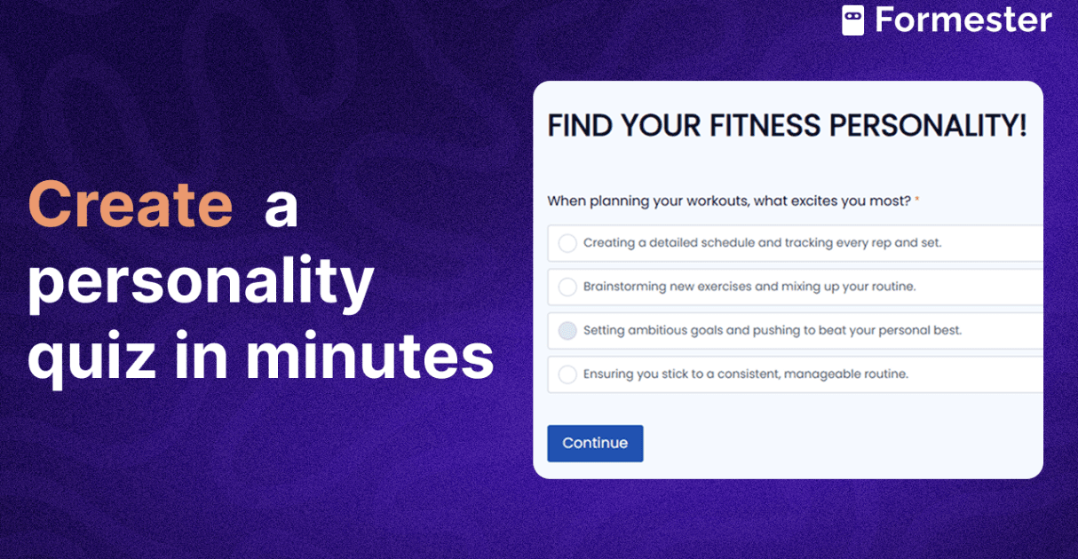 a blog post cover about how to create a personality quiz