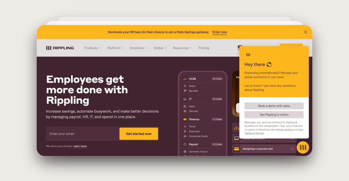 a screenshot of rippling