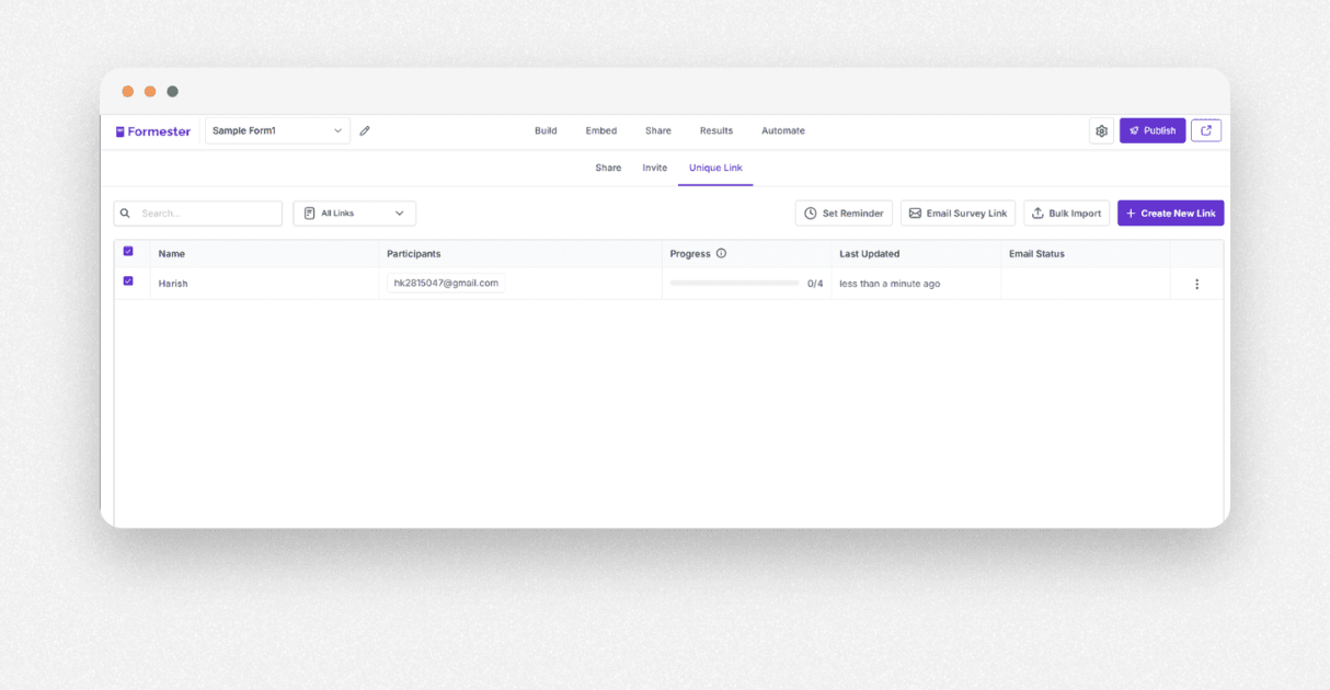 a screenshot of form builder