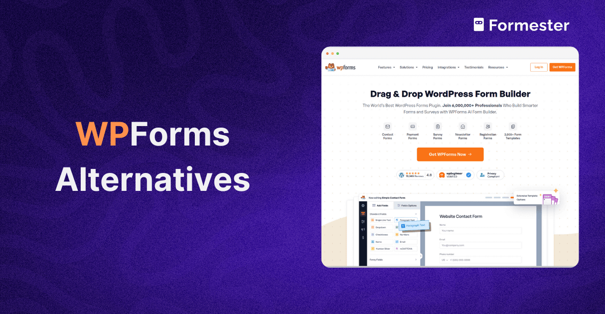 an illustration of best wpforms alternatives