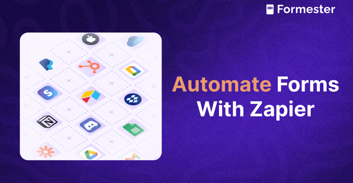 a blog post cover about how to use zapier to automate online forms