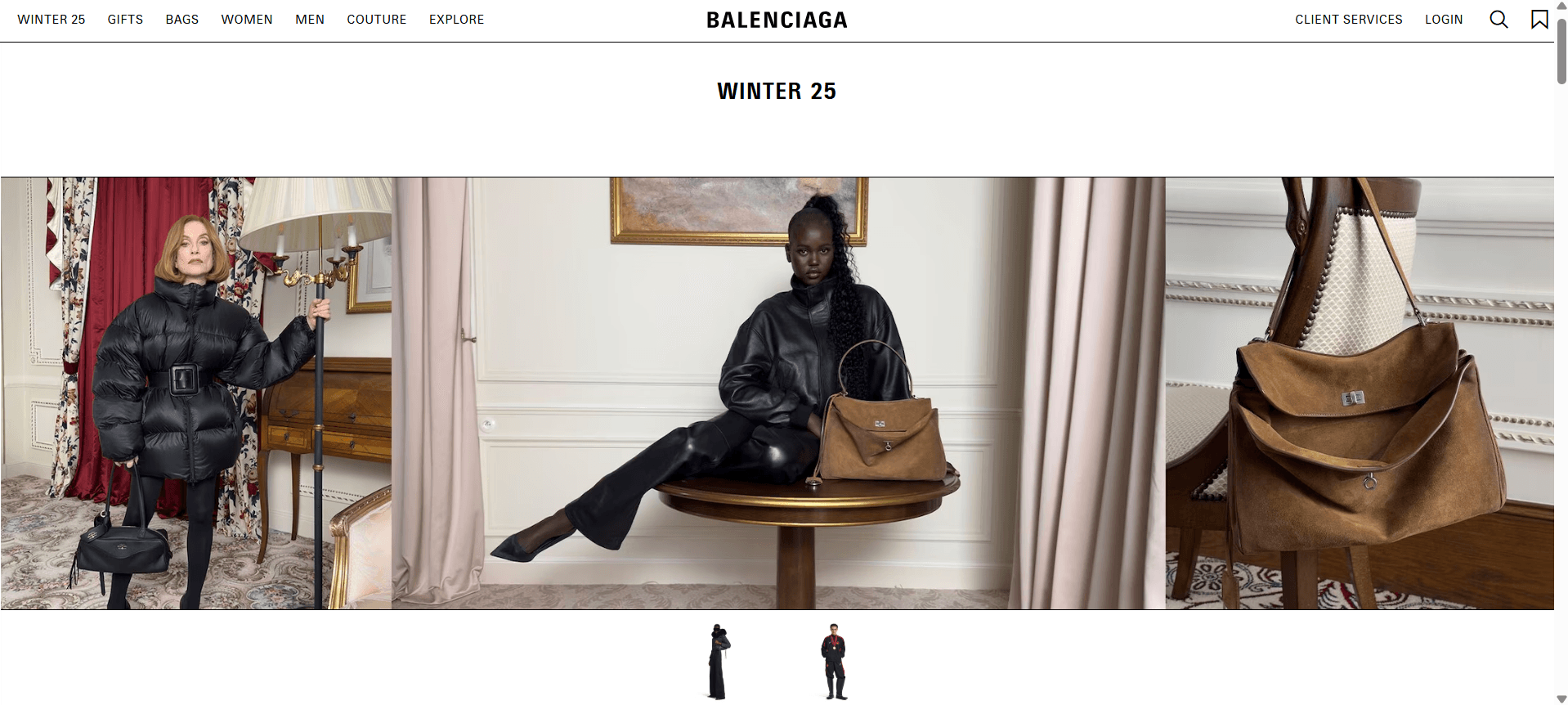 Balenciaga Website