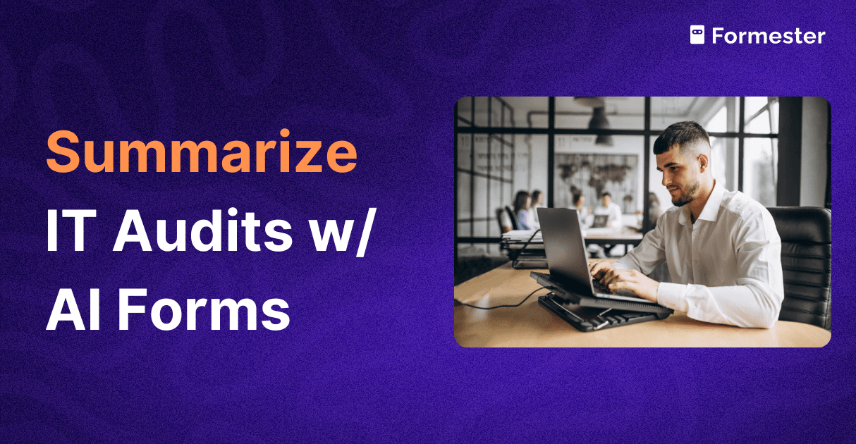 cover of a blog post about automating IT audits using AI audit forms