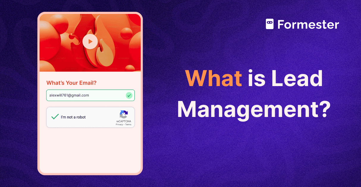 a blog post cover about lead management