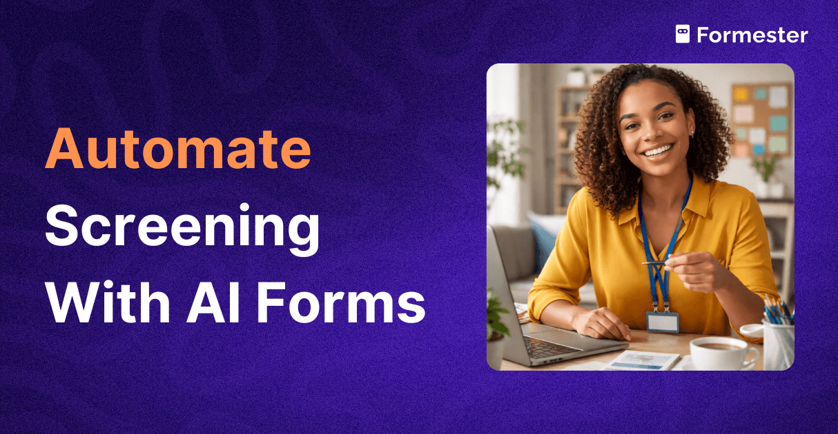 cover of a blog post about automating screening with ai job application forms