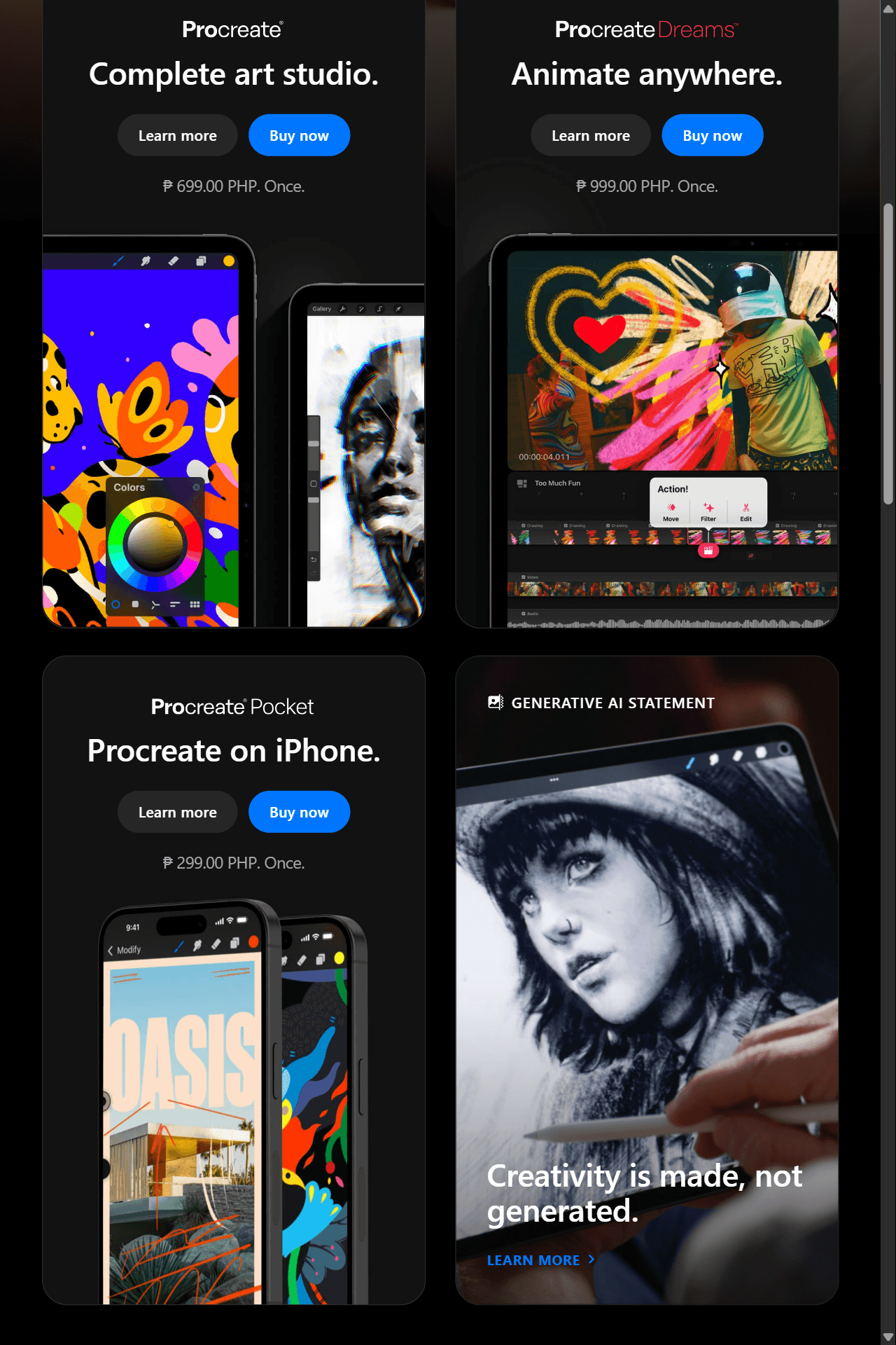 Procreate Website