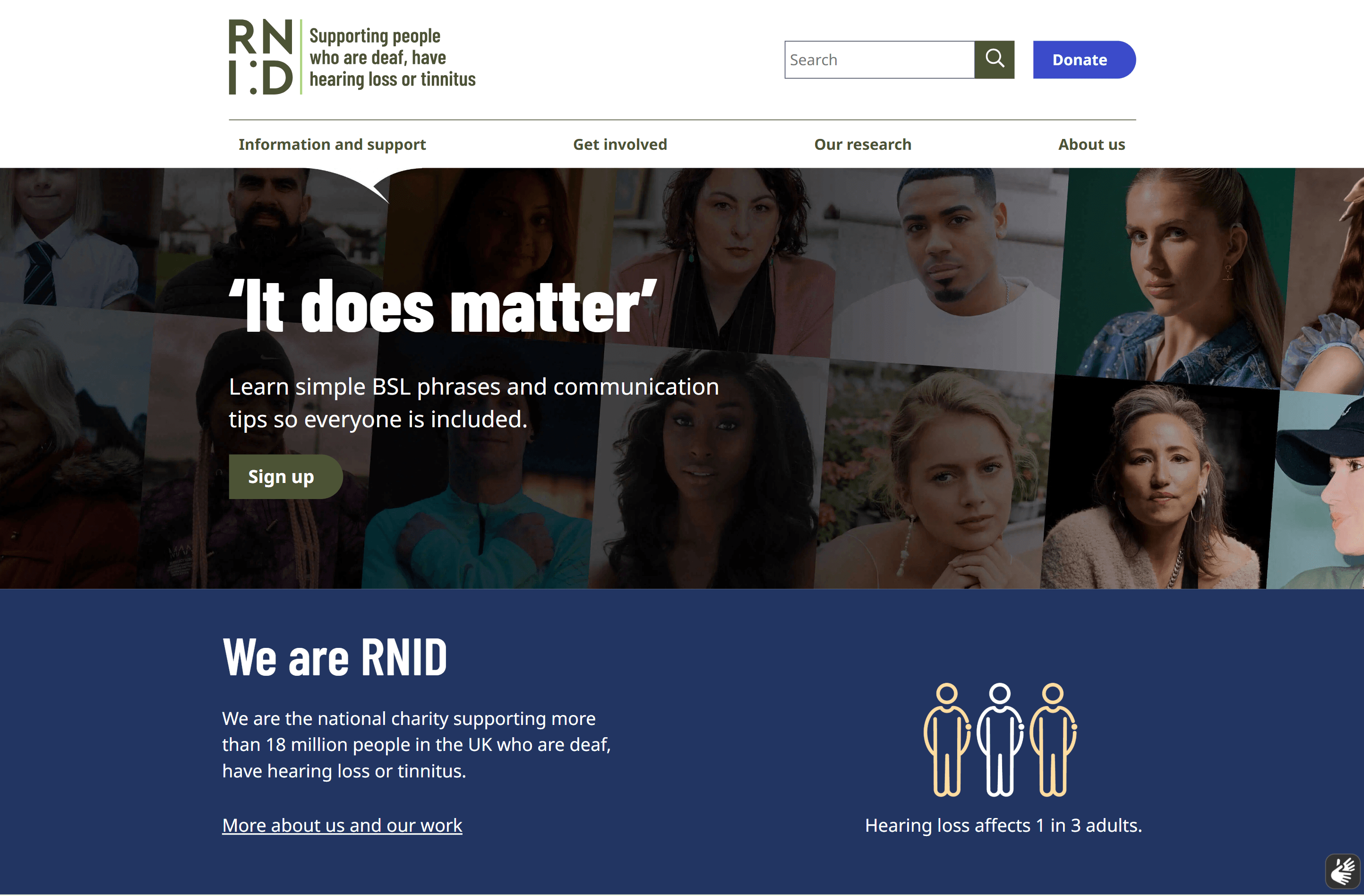RNID Website