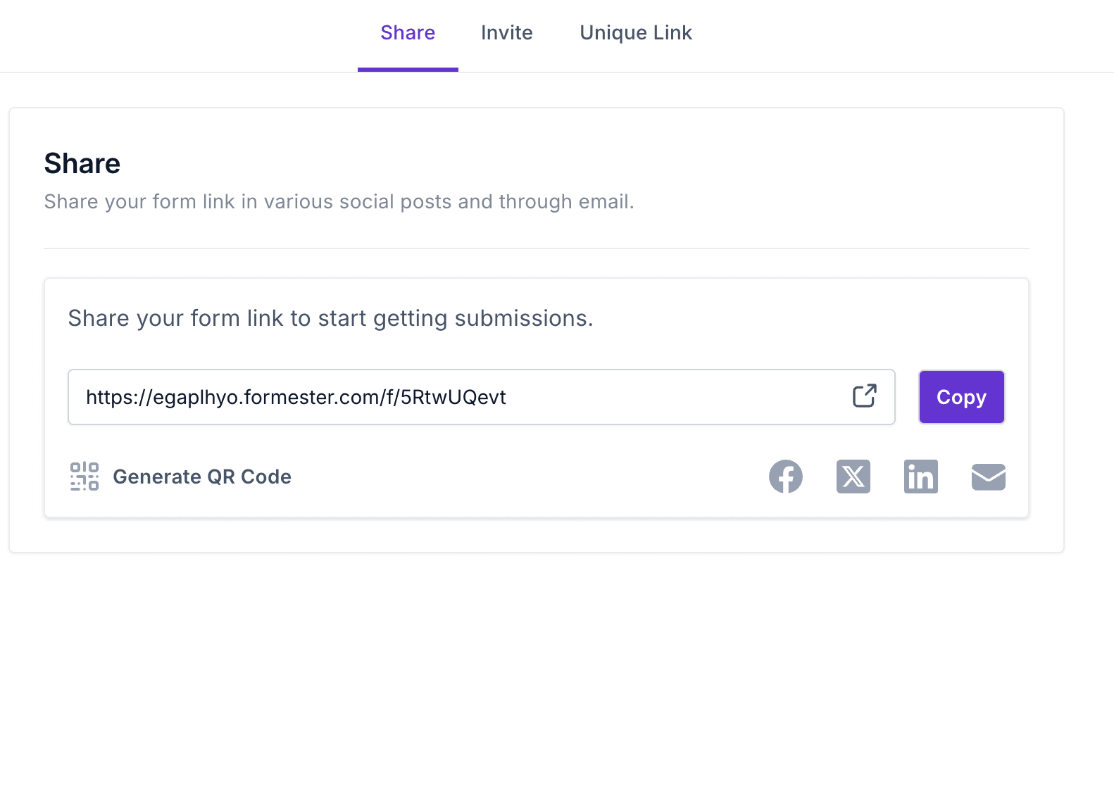 Share and track your AI quiz