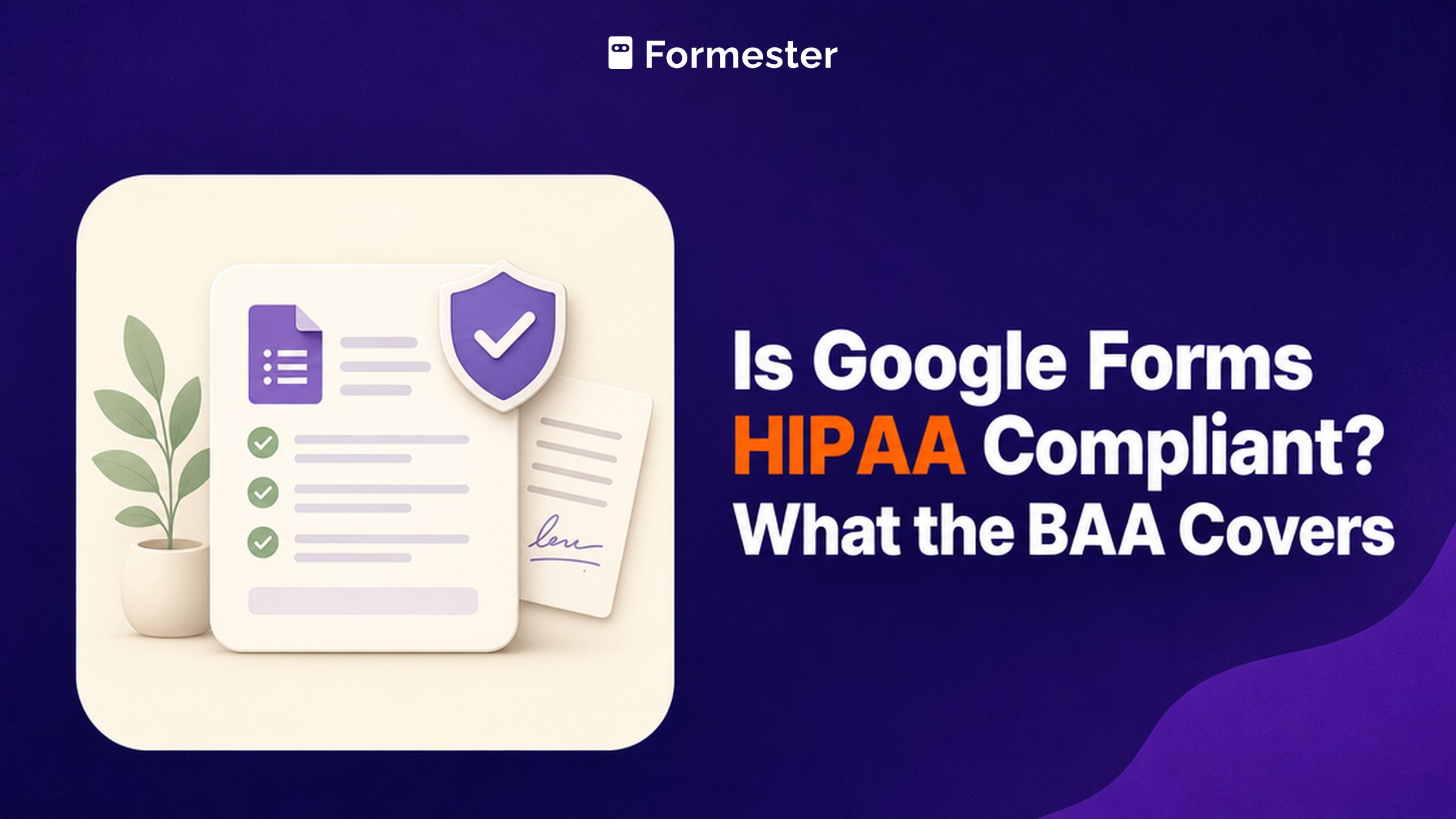 Cover art for a guide to whether Google Forms is HIPAA compliant