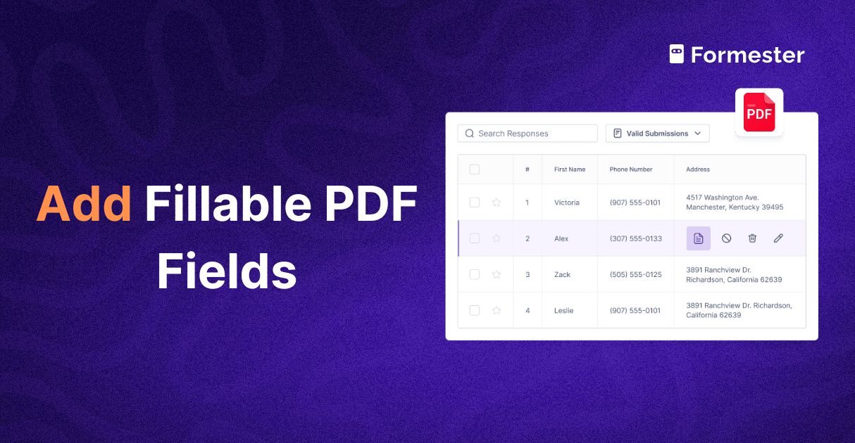 a blog post cover about how to add fillable fields in pdf