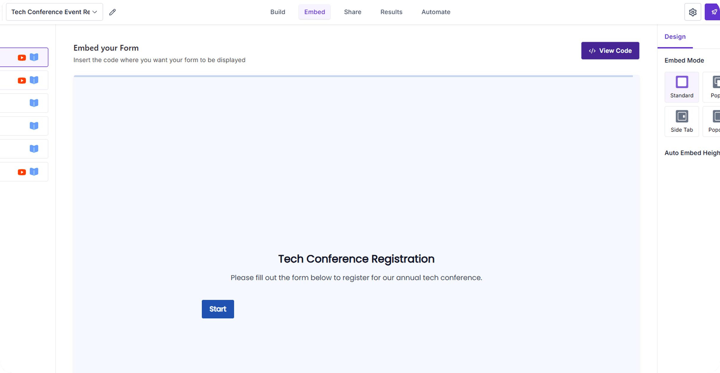 a screenshot of formester's form builder