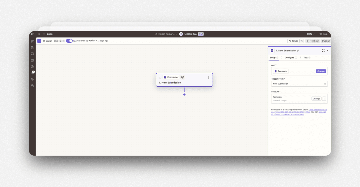 a screenshot of zapier