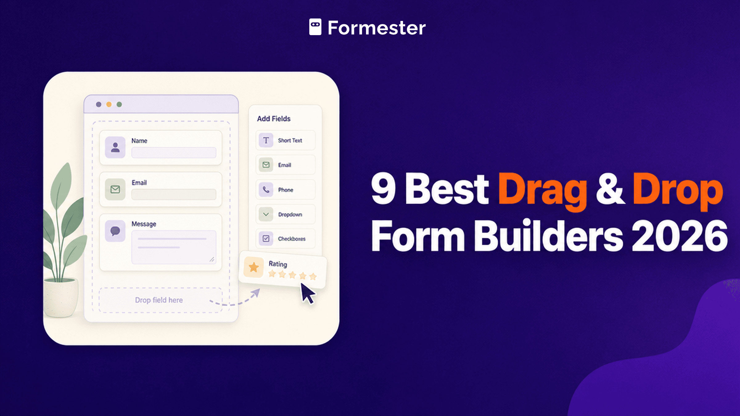 9 best drag and drop form builders compared for 2026