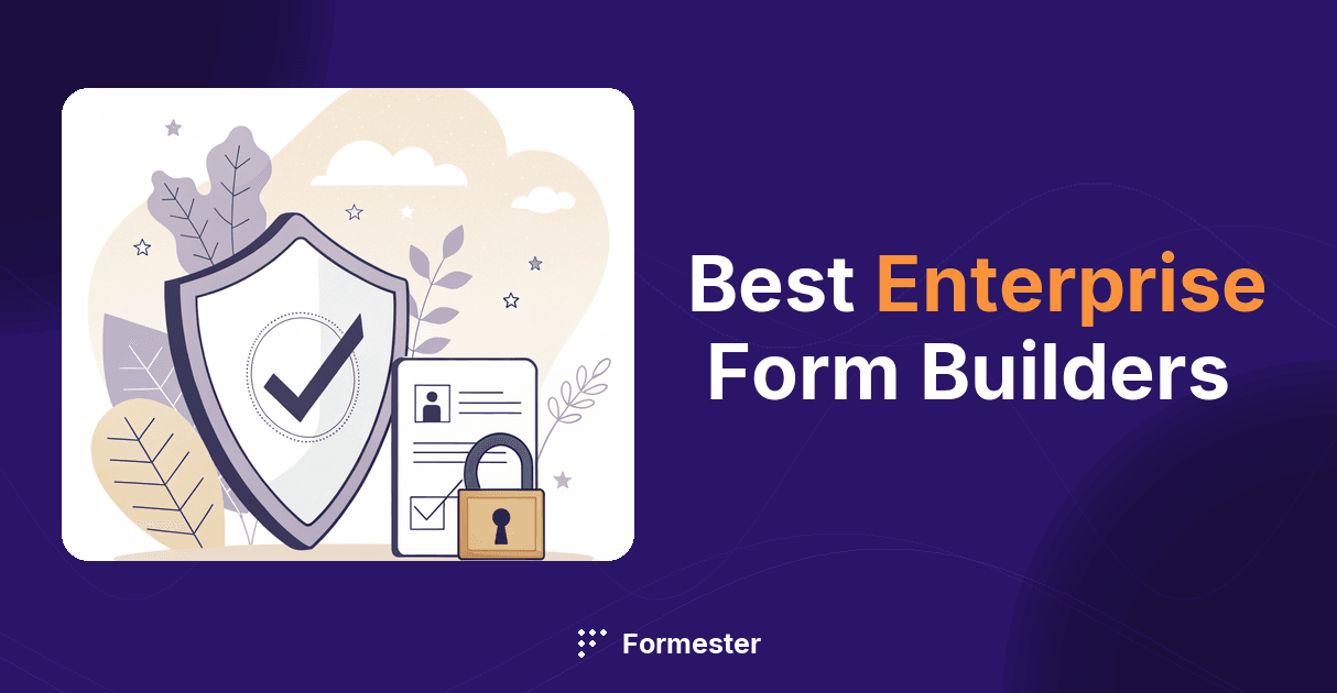 Best enterprise form builders 2026: SOC 2, SSO, audit logs, and dedicated CSM compared