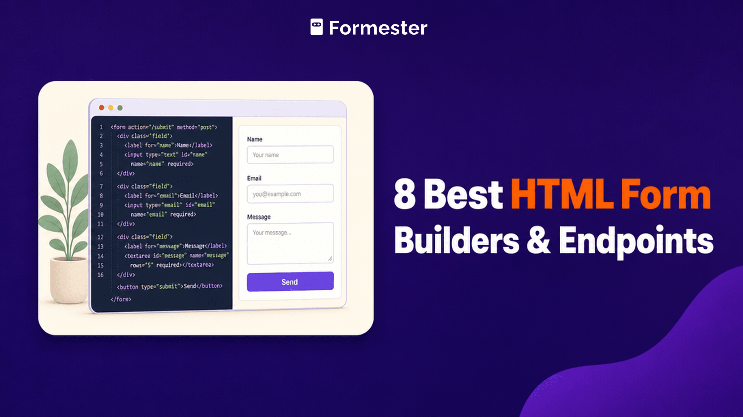 8 best HTML form builders and endpoints compared for 2026