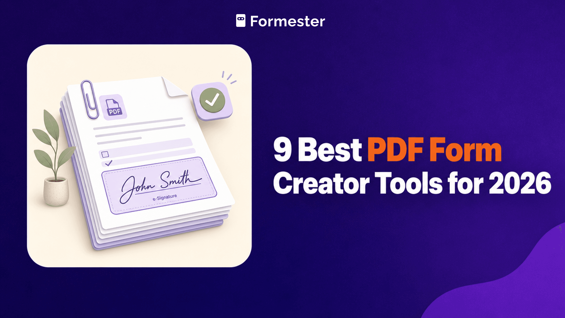 9 best PDF form creator tools compared for 2026