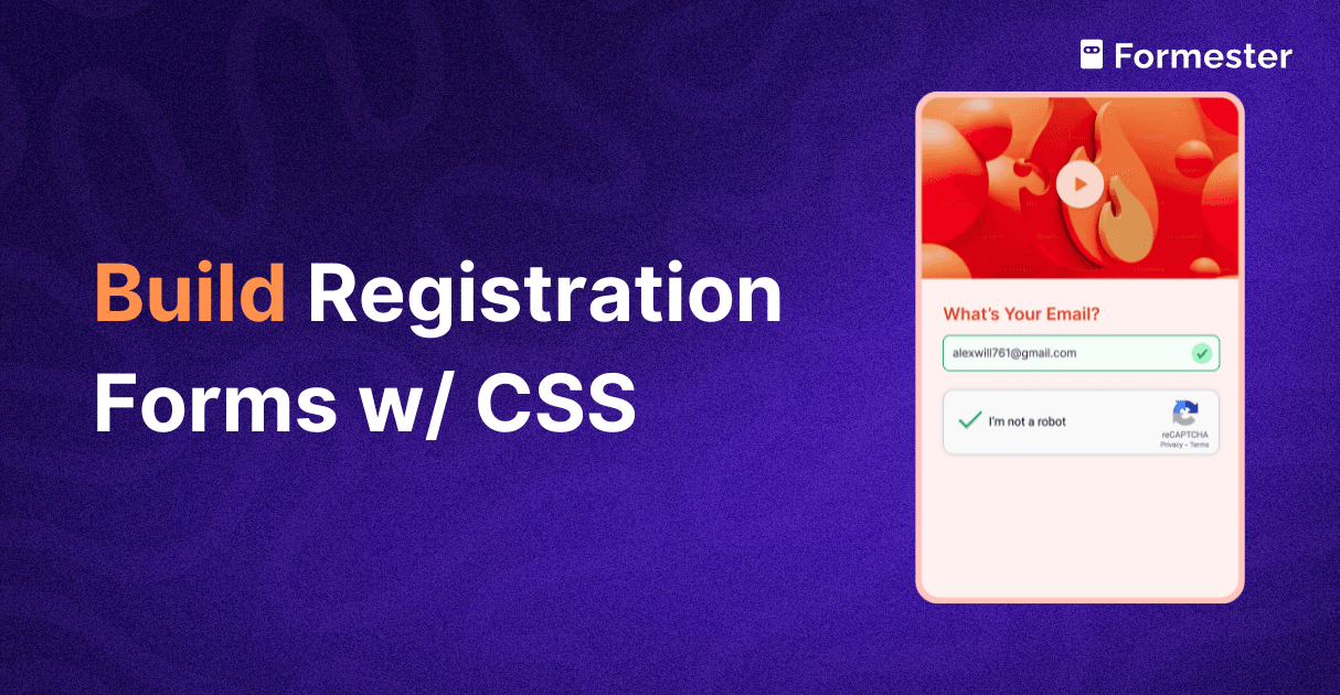 cover of a blog post about building a custom registration form with css cover of a blog post about building a custom registration form with css
