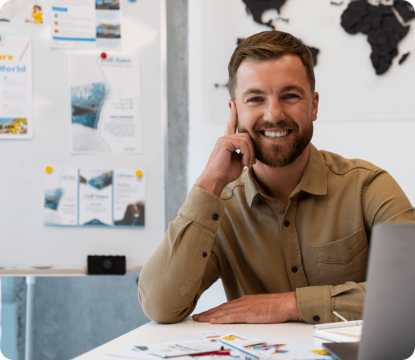 front-view-man-working-travel-agency 1