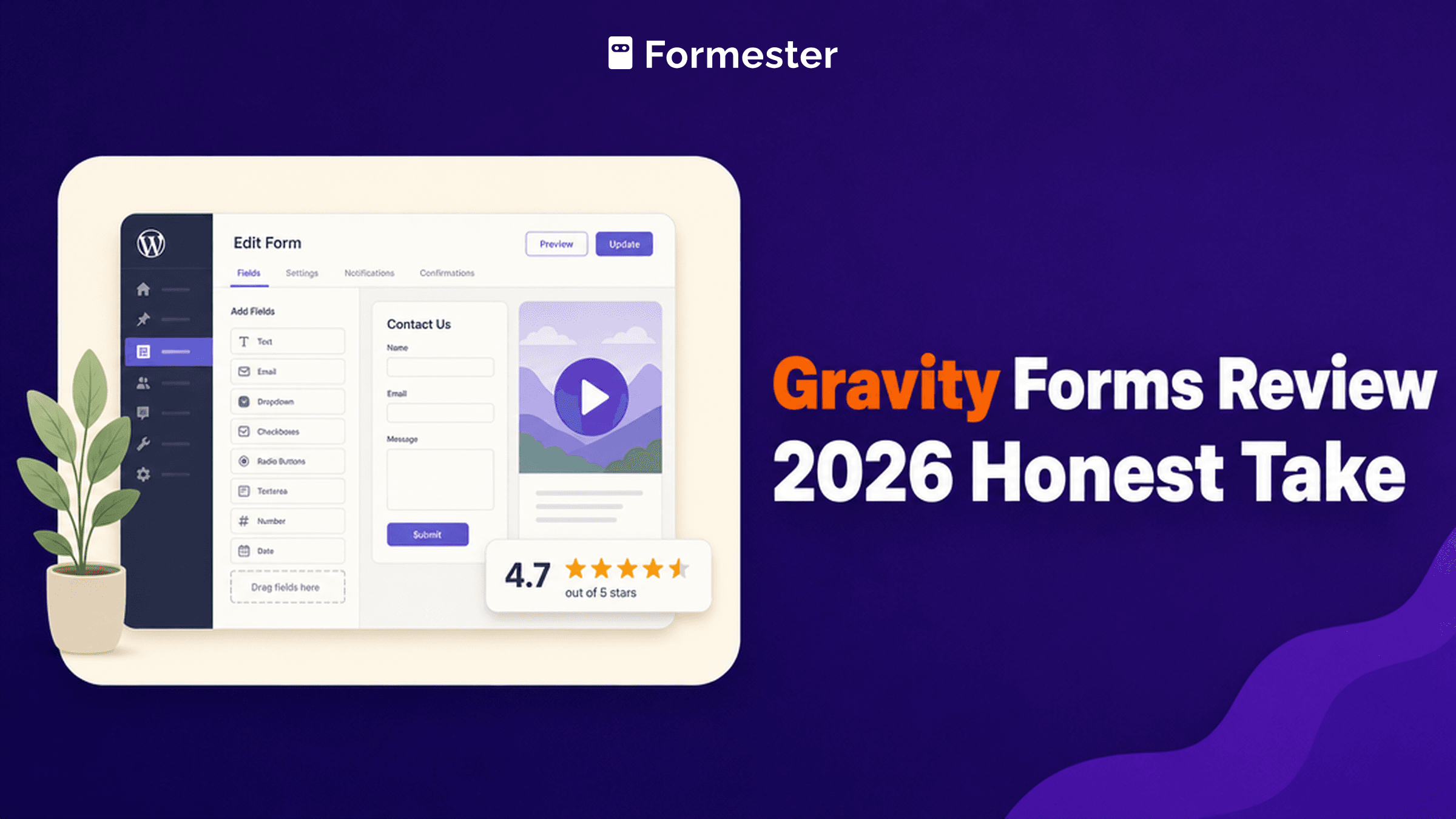 Gravity Forms 2026 review with pros, cons, pricing, and alternatives