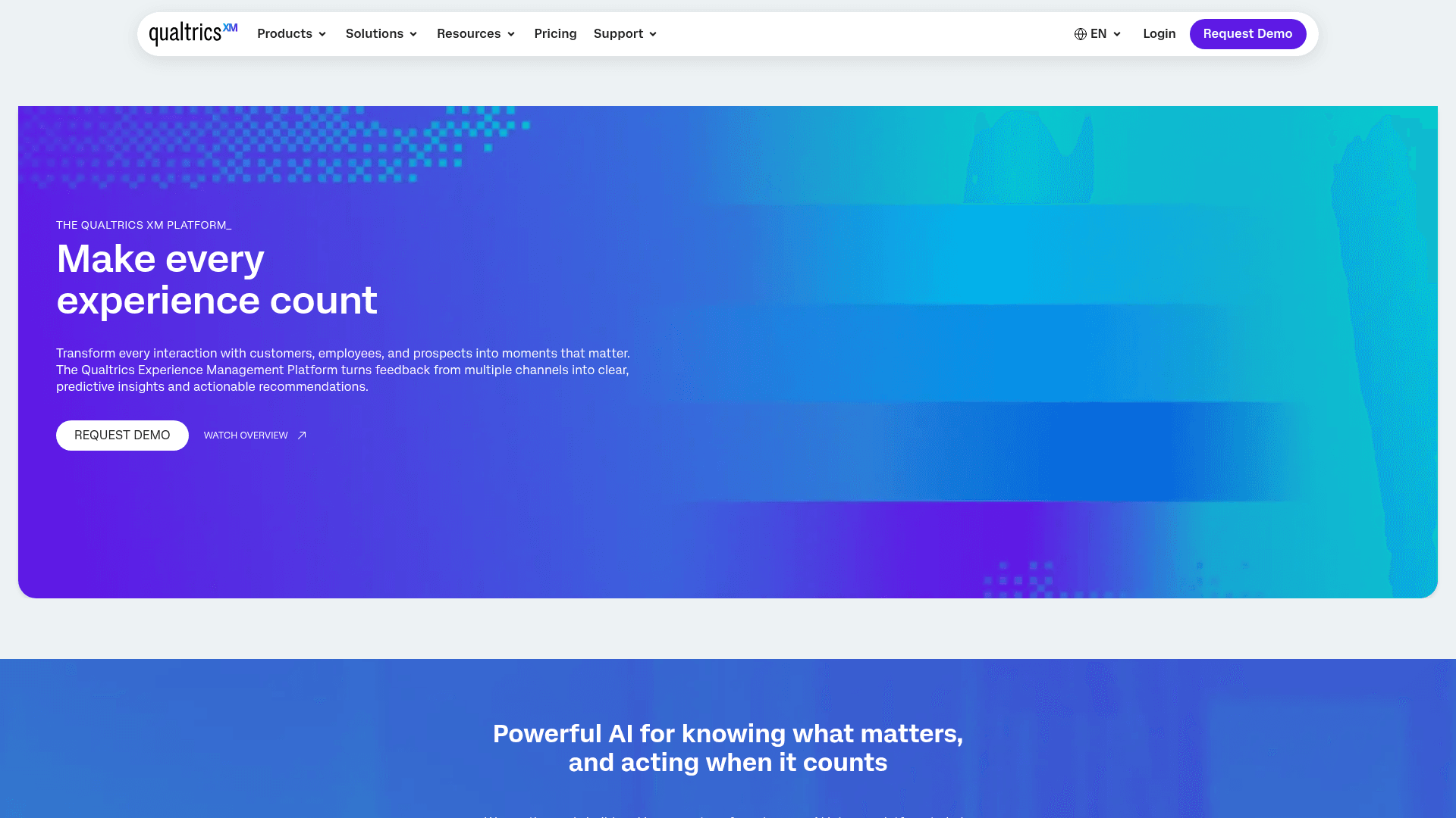 Qualtrics platform screenshot